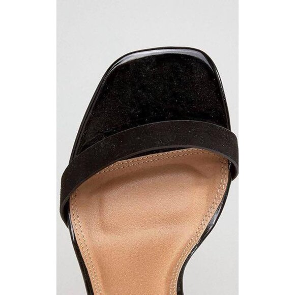 nib ASOS Hideaway Strappy Heeled Sandals in Black - Size 10 - Picture 11 of 13